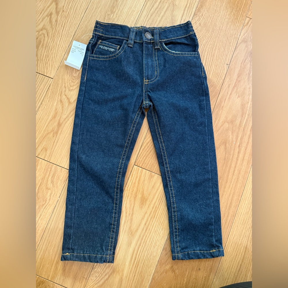 U.S. Polo Assn. Navy Blue Jeans nwt size 3T